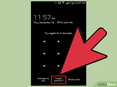 Android telefonining qulfini oching 4 -qadam