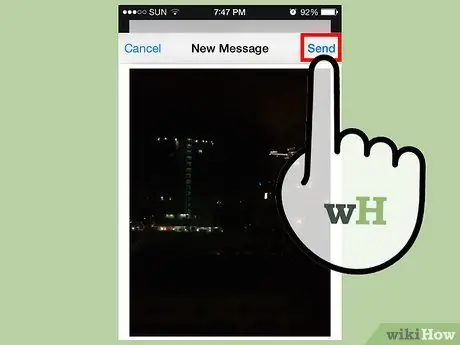 Voeg foto's en video's toe aan e-mails op een iPhone of iPad Stap 8