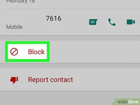 Bloqueja els contactes a WhatsApp Pas 19