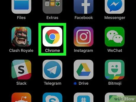 Taastage vahekaardid Chrome'is iPhone'is või iPadis 1. samm