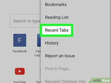 Wiederherstellen von Tabs in Chrome auf dem iPhone oder iPad Schritt 3