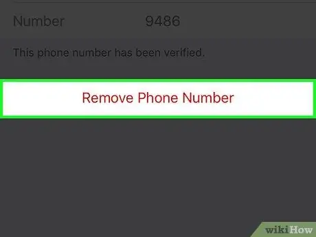 Baguhin ang Iyong Numero ng Pag-verify ng Code ng Security ng iCloud sa isang iPhone Hakbang 11