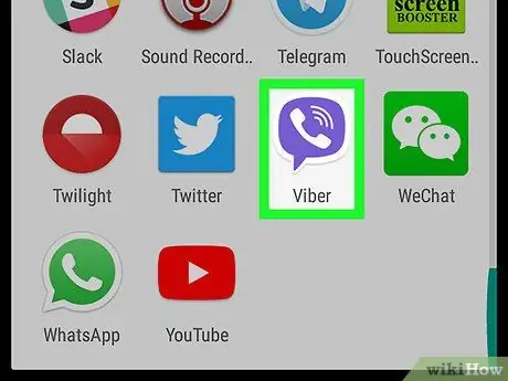 Odstranění kontaktu Viber v systému Android Krok 1