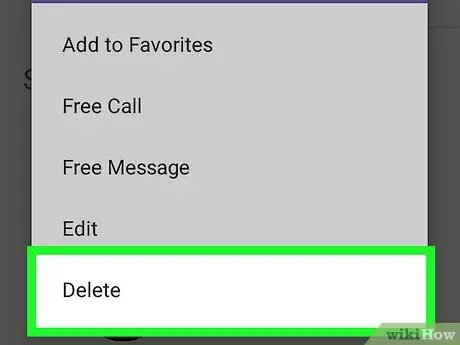 Löschen Sie einen Viber-Kontakt auf Android Schritt 5