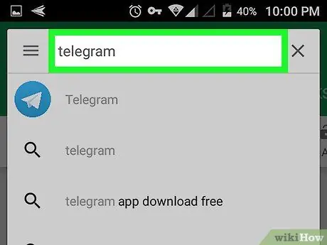 Ažurirajte Telegram na Androidu 2. korak