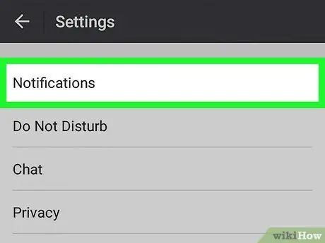 تغییر WeChat Notifications در Android مرحله 4