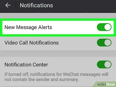 שנה את הודעות WeChat ב- Android שלב 5