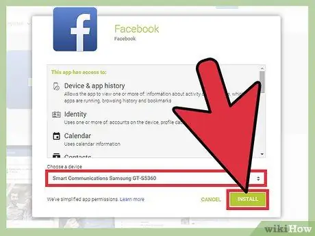 قم بتثبيت Facebook على جهاز Android الخاص بك الخطوة 4