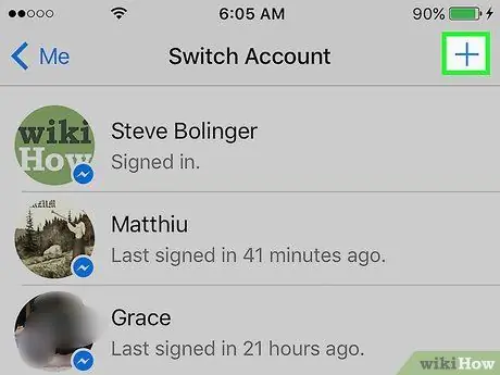 Tilføj en Facebook Messenger -konto Trin 4