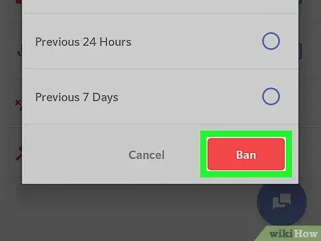 Iemand verbannen uit een Discord-chat op Android Stap 16