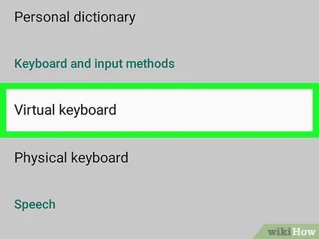 Disable a Keyboard on Android Step 3