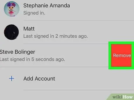 Slet en Messenger -konto på iPhone eller iPad Trin 5
