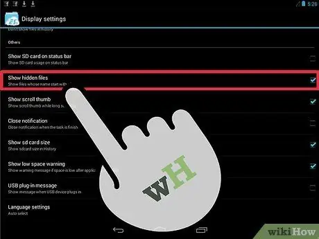 Afbeeldingen verbergen op Android Stap 8