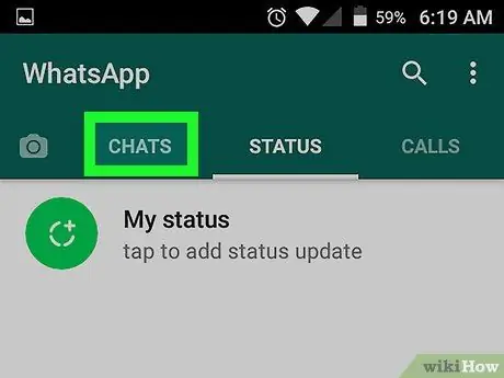 Ignorer meldinger på WhatsApp på Android Trinn 2