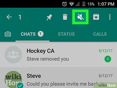 Ignoreer boodskappe op WhatsApp op Android Stap 4