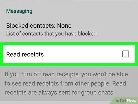 Ignorovat zprávy na WhatsApp na Androidu Krok 13