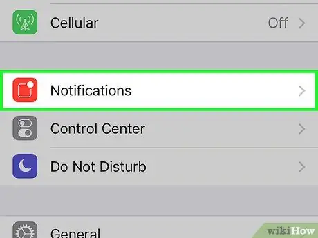 I-access ang Notification Center sa isang iPhone Hakbang 7