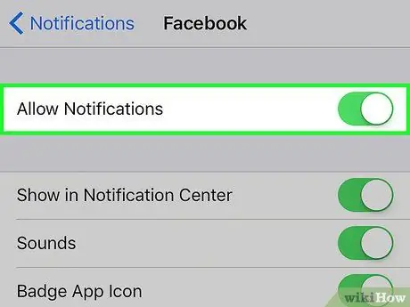 Accediu al Centre de notificacions des d'un iPhone Pas 9