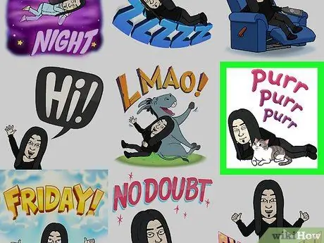 Plak Bitmoji Stap 2