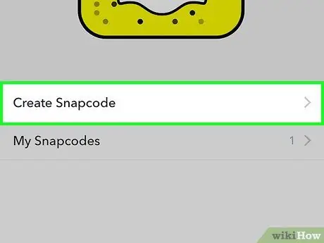 Unda Hatua ya 5 ya Snapcode