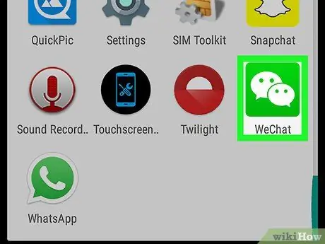 Delete a WeChat Contact on Android Step 1