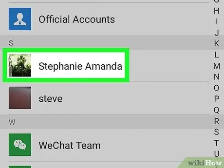 Verwyder 'n WeChat -kontakpersoon op Android Stap 3