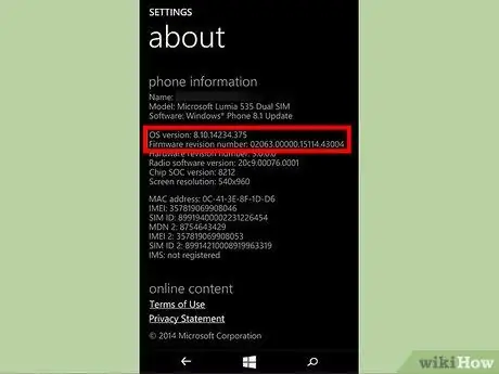 Обновите Windows Phone, шаг 2