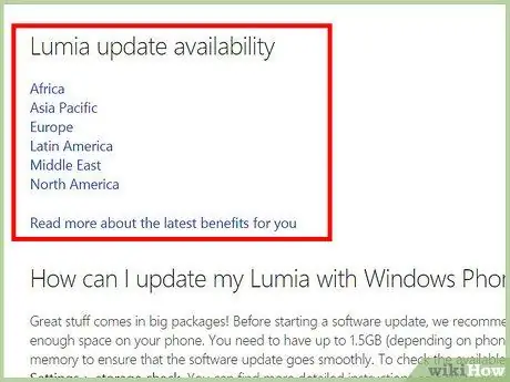 Oppdater Windows Phone Trinn 3