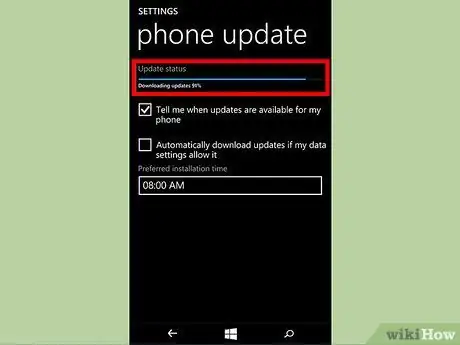 Actualice Windows Phone Paso 9