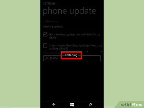 Etapa 11 de atualização do Windows Phone