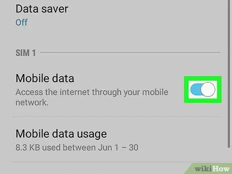 Slå mobildata til på Android Trin 3