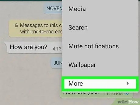 שתף צ'אט ב- WhatsApp ב- Android שלב 5