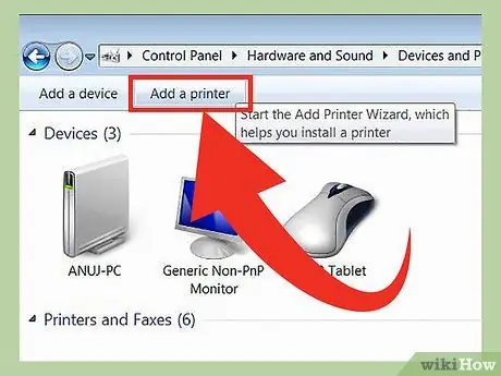 Ühendage HP LaserJet 1010 operatsioonisüsteemiga Windows 7 5. samm