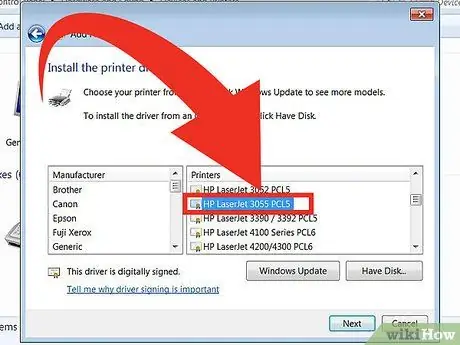 Txuas HP LaserJet 1010 rau Windows 7 Kauj Ruam 8