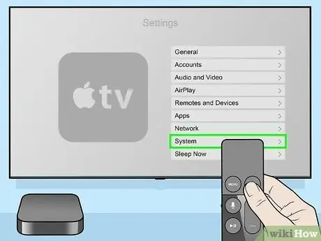 Restaurar un Apple TV Paso 3