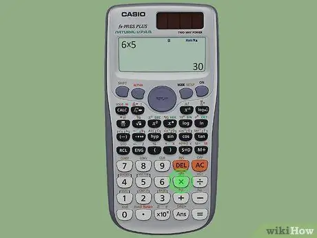 Utiliser une calculatrice Étape 5