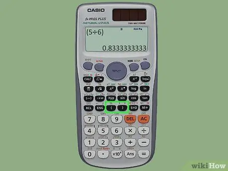 Utiliser une calculatrice Étape 11