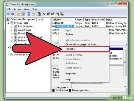 Memformat Drive SSD Langkah 7