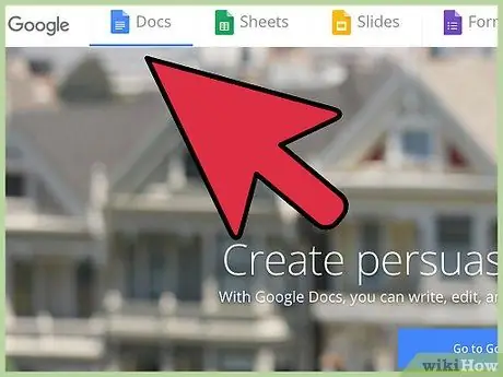 Buat Lembar Pendaftaran di Google Documents Langkah 1