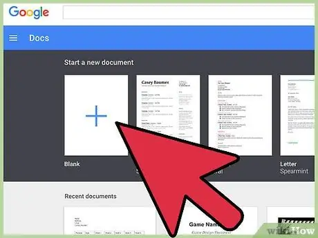 Buat Lembaran Pendaftaran di Dokumen Google Langkah 3