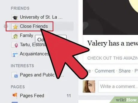 Gumawa ng Mga Listahan ng Kaibigan sa Facebook Hakbang 3