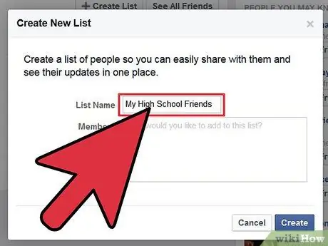 สร้างรายชื่อเพื่อนบน Facebook ขั้นตอนที่ 15