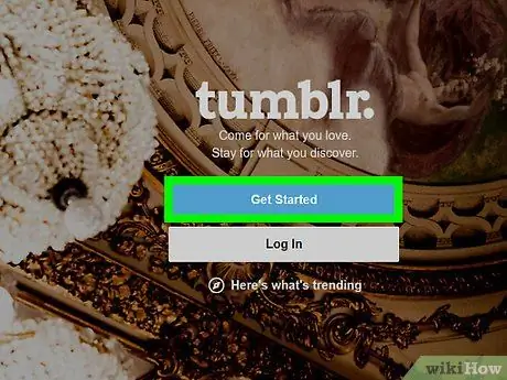 Sử dụng Tumblr Bước 2