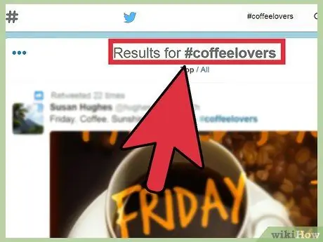 Gebruik Hashtags met Twitter Stap 6