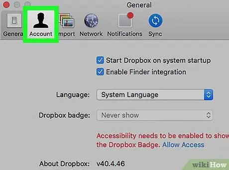 ออกจากระบบบน Dropbox บนพีซีหรือ Mac ขั้นตอนที่ 2