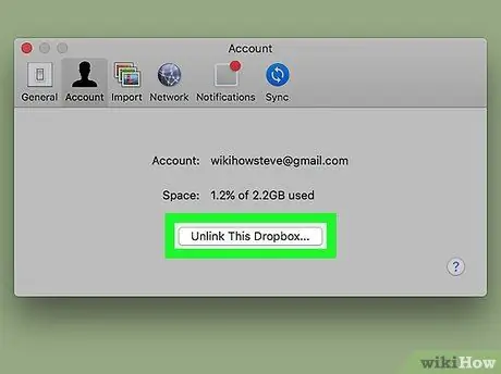 ออกจากระบบบน Dropbox บนพีซีหรือ Mac ขั้นตอนที่ 3