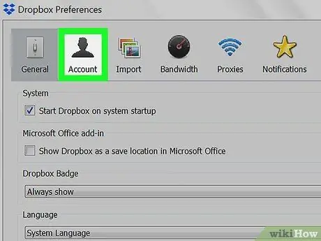 Keluar dari Dropbox pada PC atau Mac Langkah 7