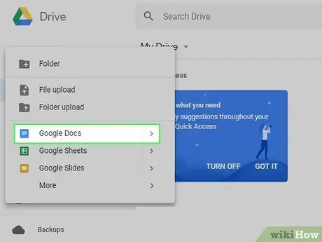 Utilice Google Drive Paso 18