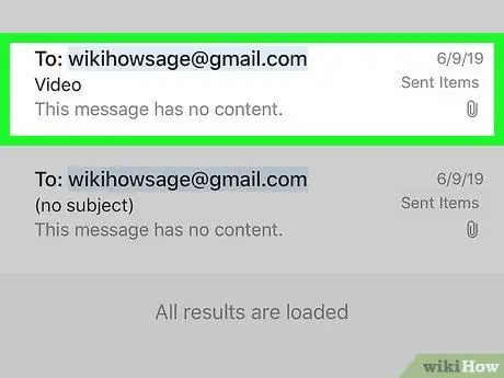 Usuń wszystkie wiadomości e-mail od jednego nadawcy Krok 16