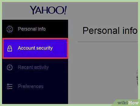 Redefina as perguntas de segurança no Yahoo Mail, etapa 7